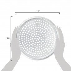 American Metalcraft Heavy Duty Aluminum Perforated Mega Pizza Screen, 10"  #28710