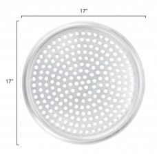 American Metalcraft Heavy Duty Aluminum Perforated Mega Pizza Screen, 17"  #28717