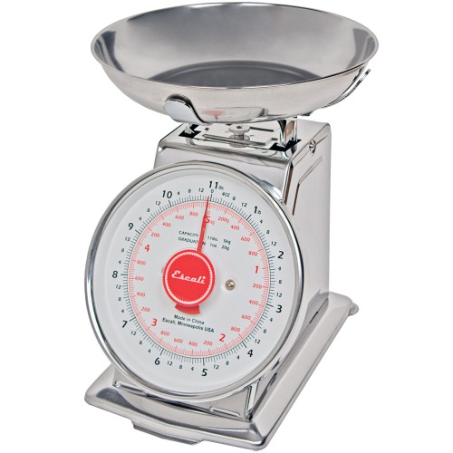 Весы механические до 5 кг\11Lb, сталь San Jamar® Escali® Mechanical Dial Portion Kitchen Scale #SCDLB11