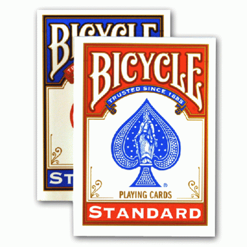 Карты игральные Standard Playing Cards от Bicycle® USA Красная рубашка - 54 карты\колода
