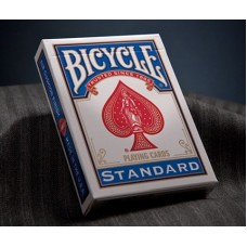 Карты игральные Standard Playing Cards от Bicycle® USA Синяя рубашка - 54 карты\колода