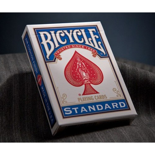 Карты игральные Standard Playing Cards от Bicycle® USA Синяя рубашка - 54 карты\колода