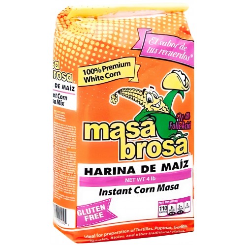 MasaBrosa® Harina de Maiz (Instant Corn Masa) 4,4lb