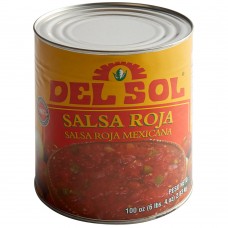 Del Sol Red Mexican Salsa, #10 Can, 100oz