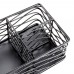 Корзинка - органайзер металлическая, черная American Metalcraft® USA - 21,6см X 11,1см X 7,9см\ 8 1/2" x 4 3/8" x 3 1/8" #BNCB84