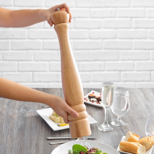 Мельница для перца и соли натуральное дерево Choice®  USA Matte Natural Wooden Salt/Pepper Mill, 45,7см/18"