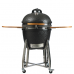 Гриль-коптильня - яйцо Vision Kamado Ceramic Egg Grill&Smoker B-series на подставке из нержавеющей стали и роликах.