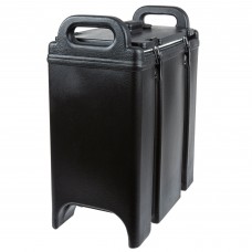 Cambro Camtainer® Black Insulated Soup Carrier, 3.375 Gal. #350LCD110
