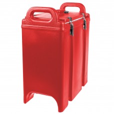 Cambro Camtainer® Hot Red Insulated Soup Carrier, 3.375 Gal. #350LCD158 