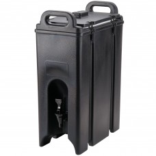 Cambro Camtainer® Black Insulated Beverage Dispenser, 18 Lit\4.75gal #500LCD110