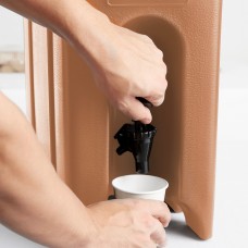 Cambro Camtainer® Coffee Beige Insulated Beverage Dispenser, 18 Lit\4.75gal #500LCD157