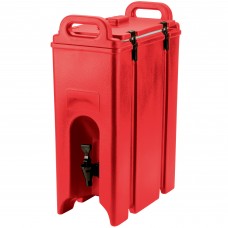 Cambro Camtainer® Hot Red Insulated Beverage Dispenser, 18 Lit\4.75gal #500LCD158 