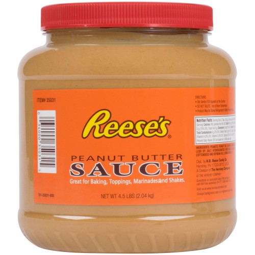 Соус с арахисовым маслом Peanut Butter Sauce от Reese's® USA - 2,04кг./4.5 lb. Best By #RSS0035031