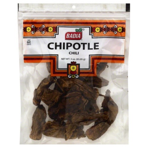 Перец чили целый Чипотле Badia® USA Chipotle Chili Pods Whole 2500-5000 Scoville Heat Units - 3 oz\ 85гр #00703