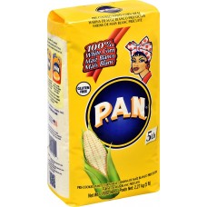 Мука кукурузная, белая P.A.N. White Corn Meal, 5lb.\2,27кг, Best Before  #500500