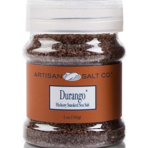 Соль копченая гикори, среднего помола Durango® Hickory Smoked Salt by Artisan® - шейкер 5oz\142g. Best By 08-09-23 #SHK-DUR-SMK