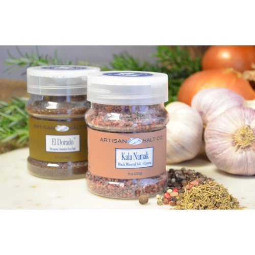 Соль черная индийская грубого помола Kala Namak - Black Salt (Coarse Grain) by Artisan® - Flip Top 0.255кг.  Best By 03-20-23