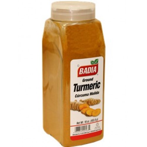 Куркума (турмерик) молотая Badia® USA Turmeric Ground 16 oz\454грамм #BA00563