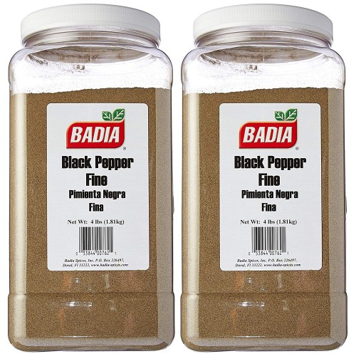 Перец черный, тонко-молотый Badia® USA Ground Fine Black Pepper- 4lb\1.81кг #BA00762