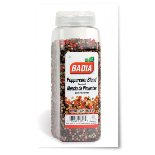 Смесь из четырех видов целого перца Badia® USA Peppercorn Melange - 16oz\454грамм #00694