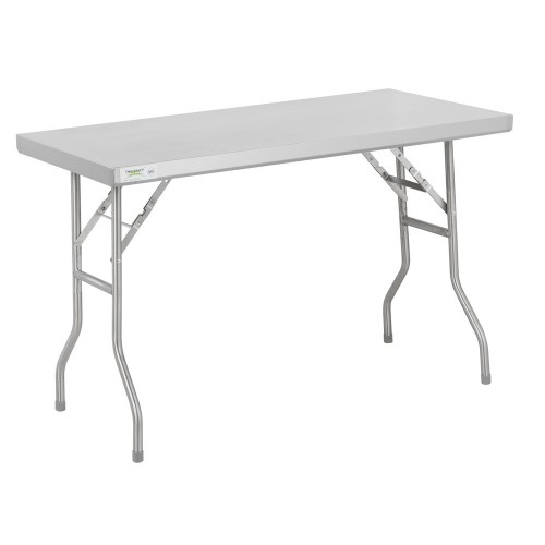 Стол складной из нержавеющей стали 18-го калибра Folding Work Table от Regency™ USA - 61х122 см/ 24"x48" #RgncFWT2448