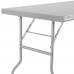 Стол складной из нержавеющей стали 18-го калибра Folding Work Table от Regency™ USA - 76х183 см/ 30"x72" #RgncFWT3072