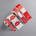 Пломбы-стикеры перфорированные Noble Tamper-Evident Label - 2,5х7,6см 250шт\рулон #322TE1X3RPA
