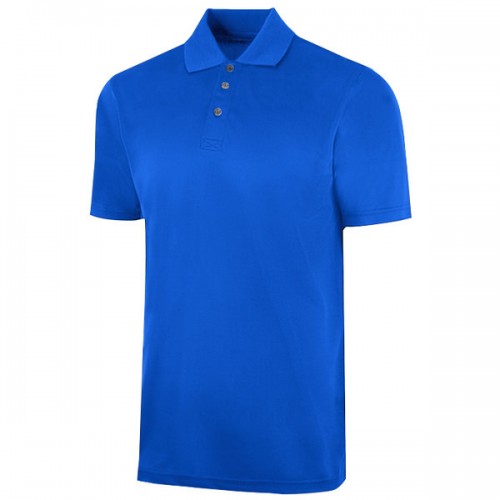 Рубашка официанта голубая, корот.рукава Henry Segal® Men's Royal Blue Performance Cool-N-Dry Polo UV Pro, Size XL