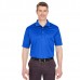 Рубашка официанта голубая, корот.рукава Henry Segal® Men's Royal Blue Performance Cool-N-Dry Polo UV Pro, Size XL