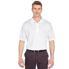 Рубашка официанта белая, корот.рукава Henry Segal® Men's Performance Cool-N-Dry Polo UV Pro, Size 2XL