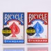Карты игральные Standard Playing Cards от Bicycle® USA Синяя рубашка - 54 карты\колода