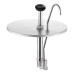 Дозатор-насос для соусов - 18 мл., стальной, с диспенсером 10 лит./ 11 Qt. Pump Dispenser от ServSense™ USA #SSCDP11IP