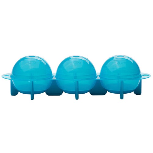 Форма для льда силиконовая Fox Run™ USA Blue Plastic Sphere Ice Mold - 3 шара диаметром 54 мм #37108