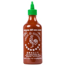 Соус Сирача/Шрирача Sriracha Hot Chili Sauce 2,500 SHU от Huy Fong® USA - 435мл./ 482гр./17fl.oz. Best By #575247-17oz