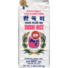 Han Kuk Mi® Extra Fancy Sushi Rice 5 lb #11200004