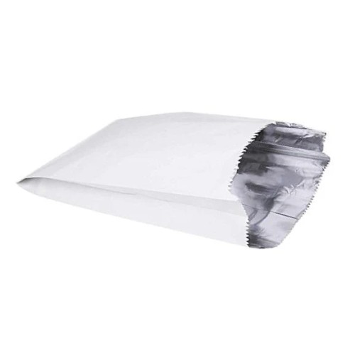 Фольгированные пакеты белые Литр/Quart Size от Carnival King® USA - 14х8,3х30,5см/ 500шт\уп. #CK5003545