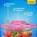 Пакеты пищевые Зиплок - Ziploc® Storage Bag с двойным замком 1 галлон\3,78л - 26,8х27,3см  250шт\бокс #682257
