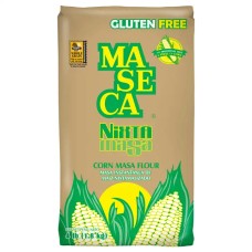 Мука кукурузная белая, никстамализированная, среднего помола, безглютеновая Nixtamasa Corn Masa Flour от Maseca® - 1,8 кг./ 4 lb. #MSCANIX-4LB