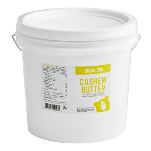 Масло кешью не соленое Unsalted Cashew Butter от Bare Nut® Butter USA - 6,8кг./15 lb. #42045