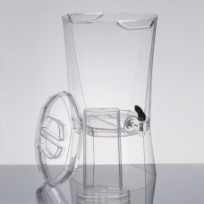 Диспенсер для напитков акриловый с вставкой для льда Acrylic Beverage Dispenser от Choice® USA - 13,25 л.#CHACB35IC