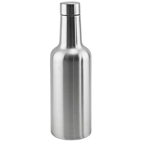 Бутылка - термос стальная 3-х слойные стенки Apollo™ Stainless Steel Wine Bottle Triple-Wall Flask от Franmara® USA - 370мл/13oz #5022BU