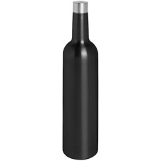 Бутылка - термос стальная, черная эмаль 3-х слойные стенки Apollo™ Stainless Steel Wine Bottle Triple-Wall Flask от Franmara® USA - 750мл/26oz #5026BU