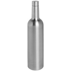 Бутылка - термос, стальная, серебряная, 3-х слойные стенки Franmara® USA Apollo™ Silver Stainless Steel Bordeaux Wine Bottle 750мл\26oz #5025 BU