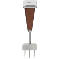 Barfly® USA  Stainless Steel 3-Prong Deluxe Ice Chipper with Wood Handle - 8" #M37062