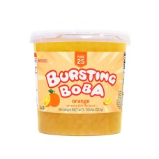 Желатиновые Взрывные Бобы С Соком Апельсина для Бабл Ти Orange Bursting Boba® Pure25 от Bоssеn® - 3,2кг #BBP013