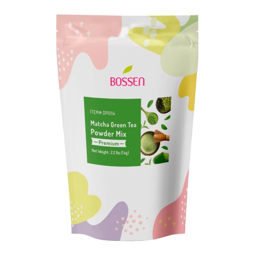 Бабл Ти смесь напитков - Премиальный Зеленый Чай Матча Premium Matcha Green Tea Powder от Bоssеn® - 1кг. #DP0114