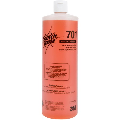 Моющее средство для горячих грилевых поверхностей Quick Clean Griddle Liquid от 3M™ Scotch-Brite™ USA 149-176°С - 1 кварта\ 946 мл. #701