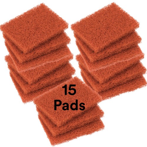 Спонжи-педы высокоабразивные, термостойкие до 177°C Quick Clean Heavy Duty Griddle Pad от 3M Scotch-Brite™ USA - 133,4х101,6мм/ 15шт./уп. #746