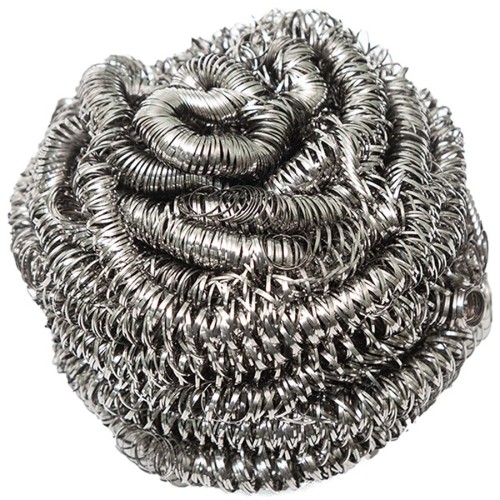 Спонжи-скрабберы стальные Stainless Steel Scrubber от 3M™ Scotch-Brite™ USA  - 49 грамм/ 12шт/уп. #84CC-12pc