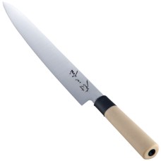 Mercer Culinary® Pointed Sashimi Knife High carbon, stain-free German steel, Santoprene® Handle - 12" #M24012PL